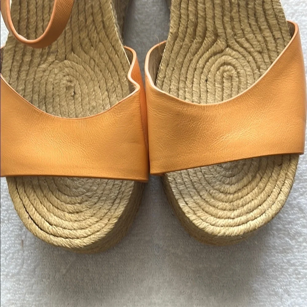 ANTONIO MELANI Orange Espadrille Shoes